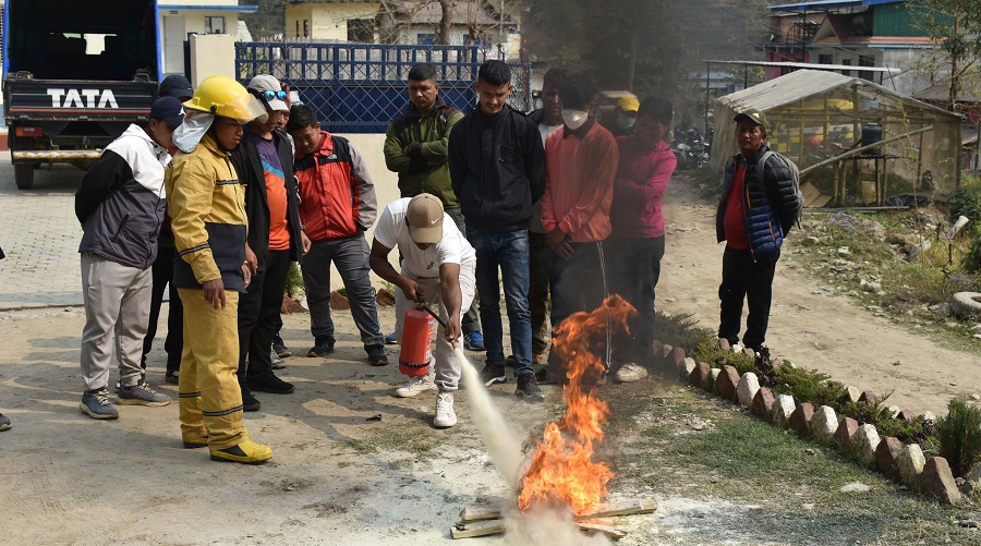 Emergency Fire Drill Conducted at Ranjha Airport to Enhance Air Safety Measures