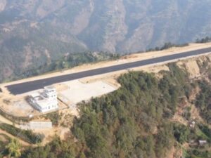 Road Collapse Blocks Access to Resunga Airport in Gulmi