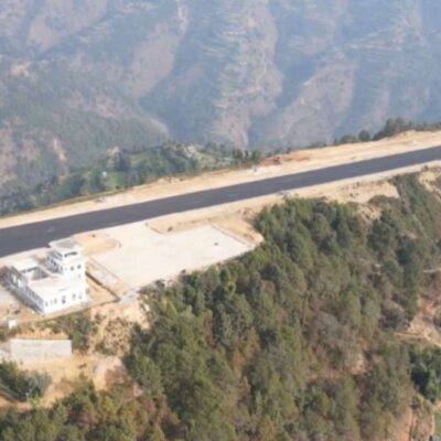 Road Collapse Blocks Access to Resunga Airport in Gulmi