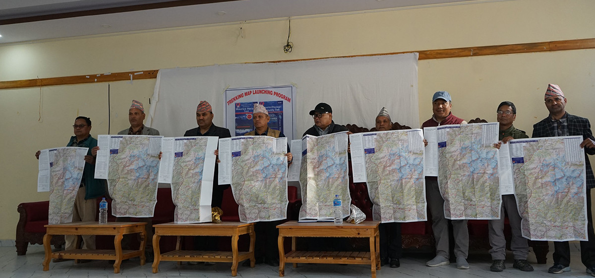 Revolutionary Community-Funded Annapurna-Dhaulagiri Map Unveiled