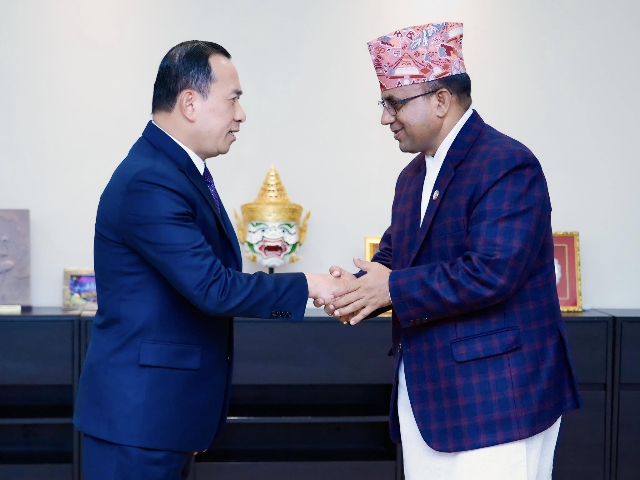 Pandey Explores Game-Changing Religious Tourism and Direct Flights with Cambodia