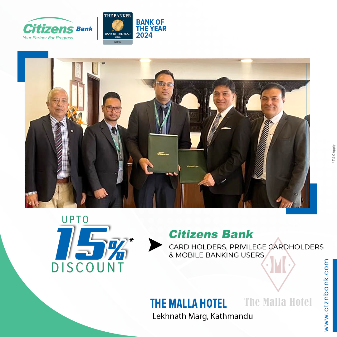 Citizens Bank Teams Up with The Malla Hotel for Exclusive Discounts