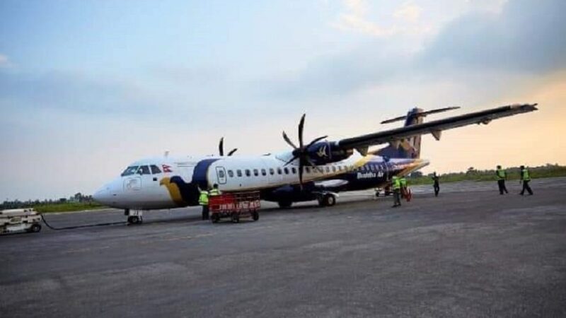 Buddha Air Flight from Janakpur Lands Safely in Kathmandu Without One Wheel