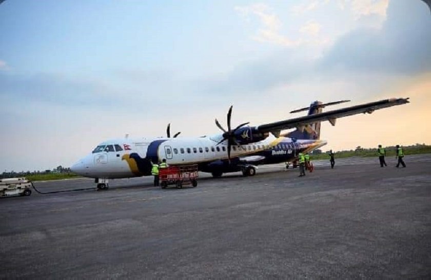 Buddha Air Flight from Janakpur Lands Safely in Kathmandu Without One Wheel