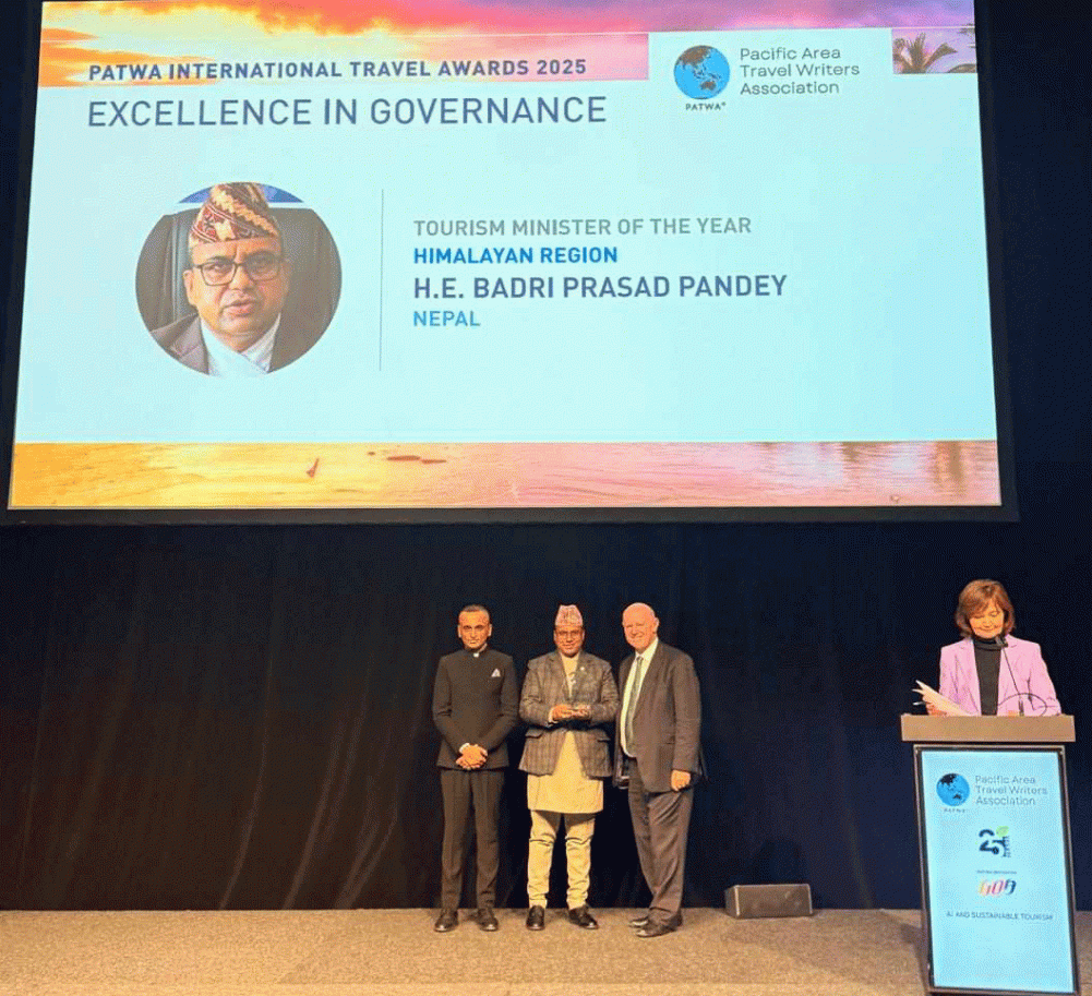 Tourism Minister Pandey Honored Globally in Berlin