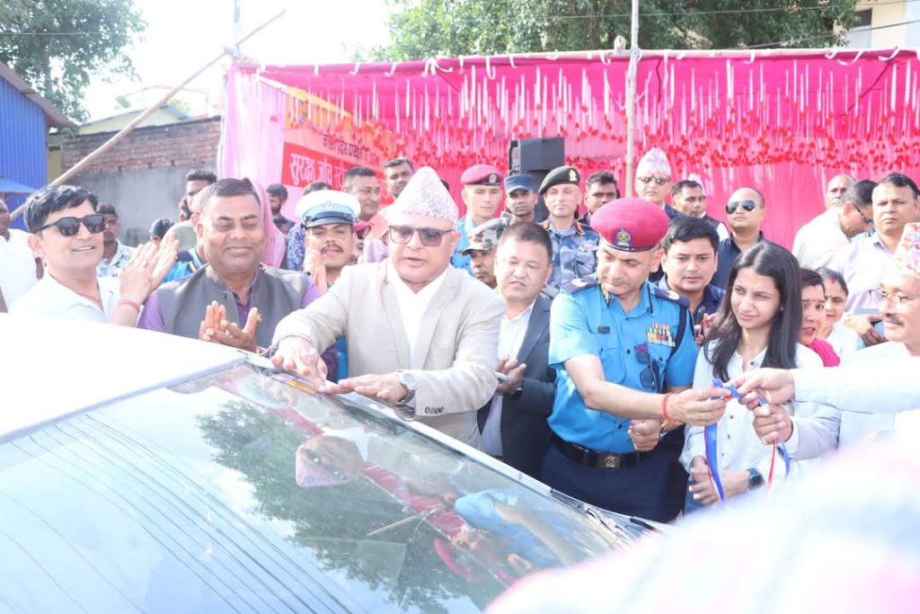 Security Sticker Campaign Launched Targeting Koshi Tourism Year 2082