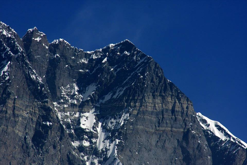 Route to Camp III on Everest and Lhotse
