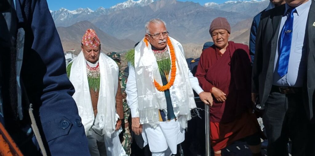 Manohar Lal Khattar’s Inspiring Pilgrimage to Nepal’s Holy Muktinath Temple