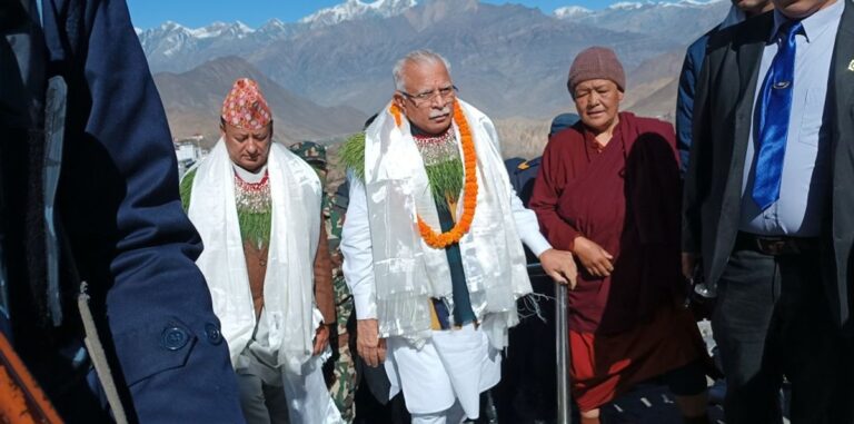 Manohar Lal Khattar’s Inspiring Pilgrimage to Nepal’s Holy Muktinath Temple