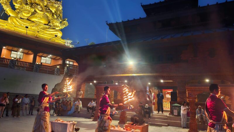 Special Monday Aarati and Affordable Cable Car Ride to Sarangkot Dham in Pokhara