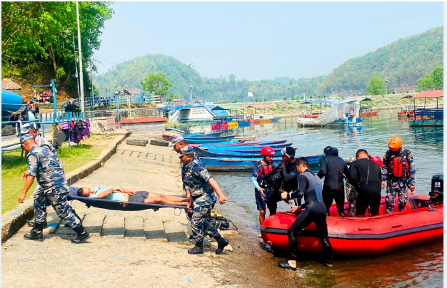 Crisis Command: Begnas Lake Drill Sharpens Emergency Rescue Precision