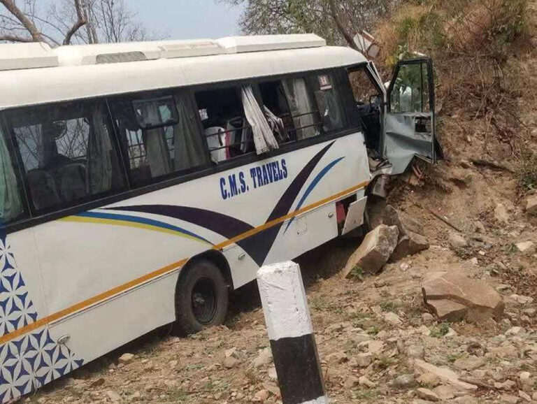 Tragedy Strikes: 21 Indian Tourists Injured in Shocking Bus Accident in Dang, Nepal