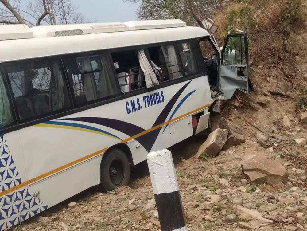 Tragedy Strikes: 21 Indian Tourists Injured in Shocking Bus Accident in Dang, Nepal