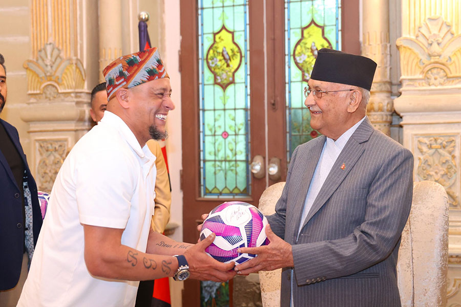 Roberto Carlos Touches Down in Nepal, Scoring Big for Sports and Diplomacy
