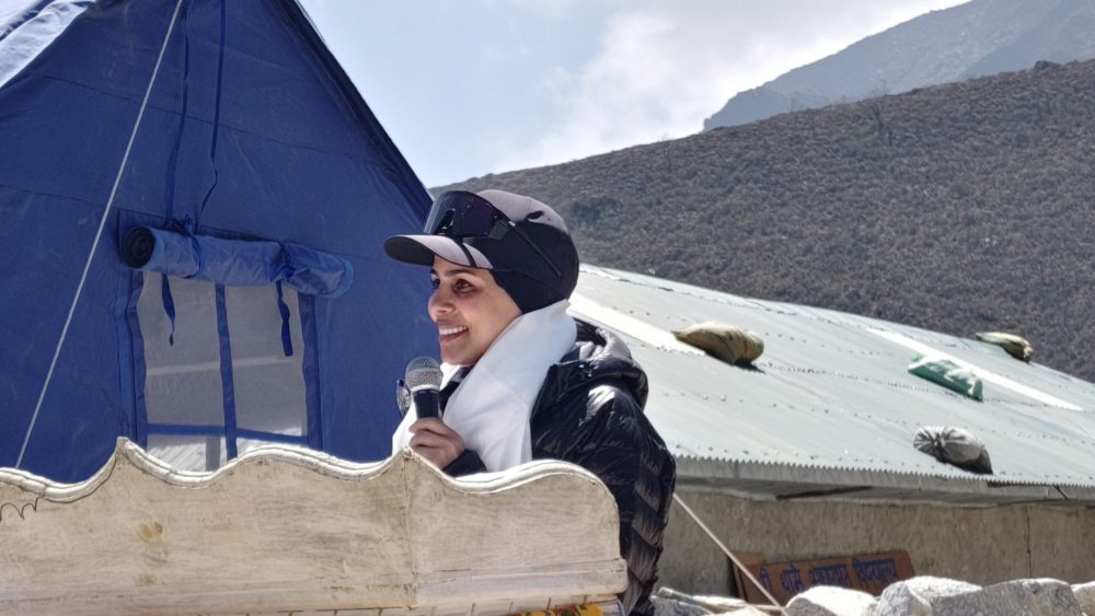 Princess of Qatar Voices Deep Concern over Climate Change from the Foothills of Everest