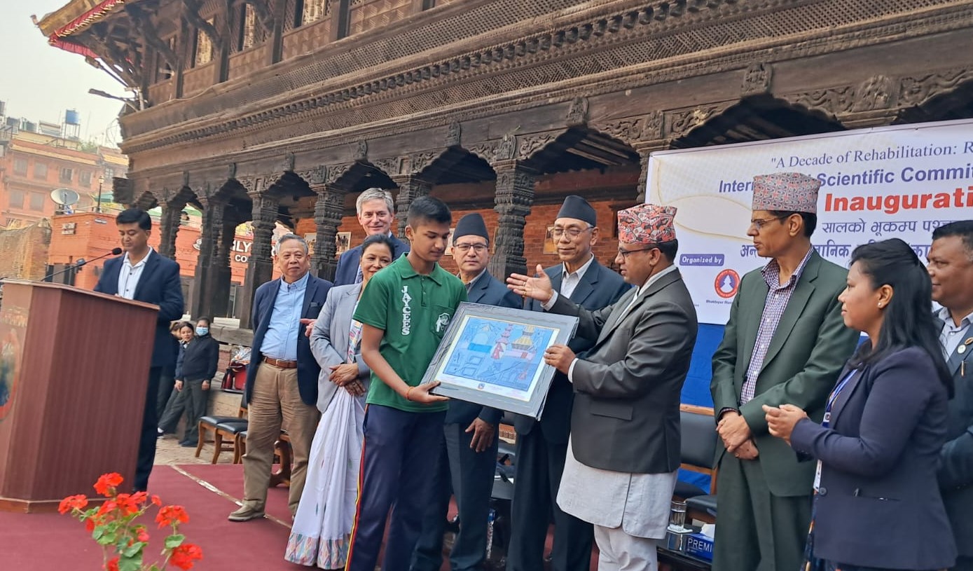 Minister Pandey Highlights Revival Of Earthquake-Damaged Heritage Sites
