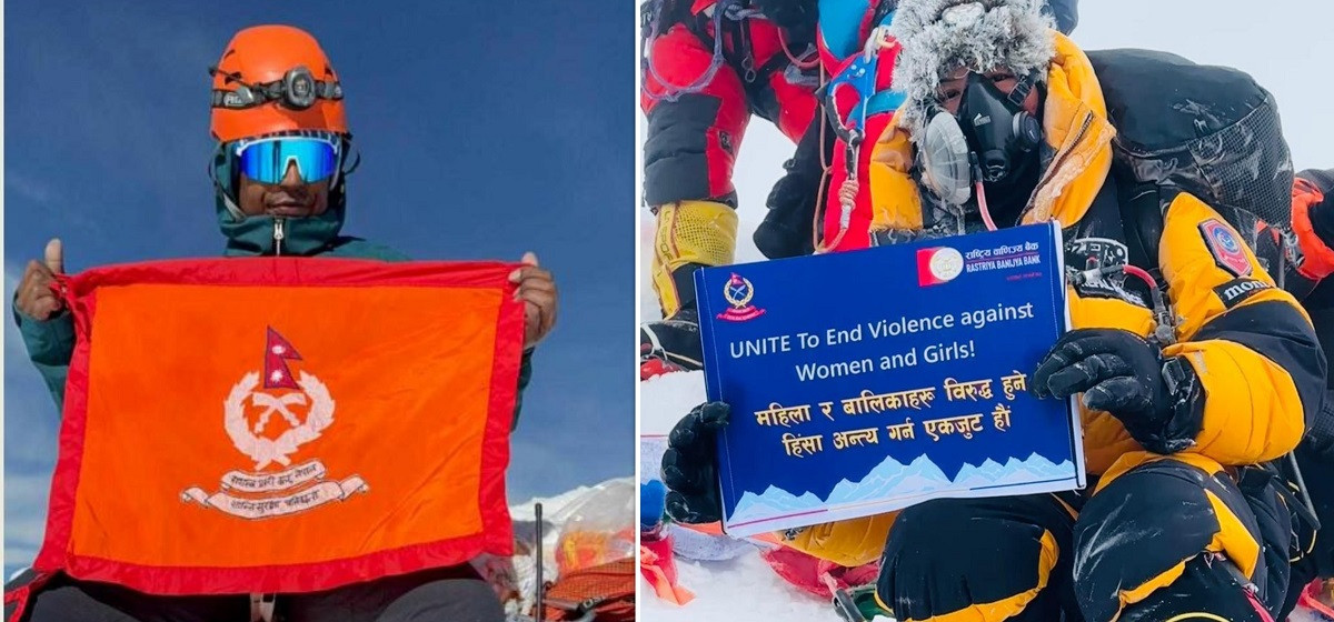 Successful Everest Climbers from Nepal Police & Armed Police Force Receive Special Promotion