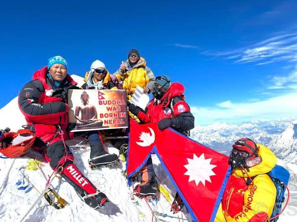 Six Members of Sherpa Family Create Historic Feat by Summiting Mt. Makalu Together