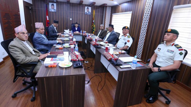 Central Security Committee Meeting: Surveillance To Be Increased At Borders And Airports