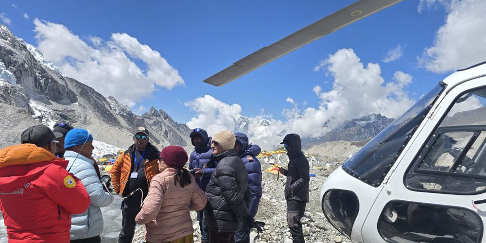 Sagarmatha Base Camp Visit Highlights Urgent Tourism Need