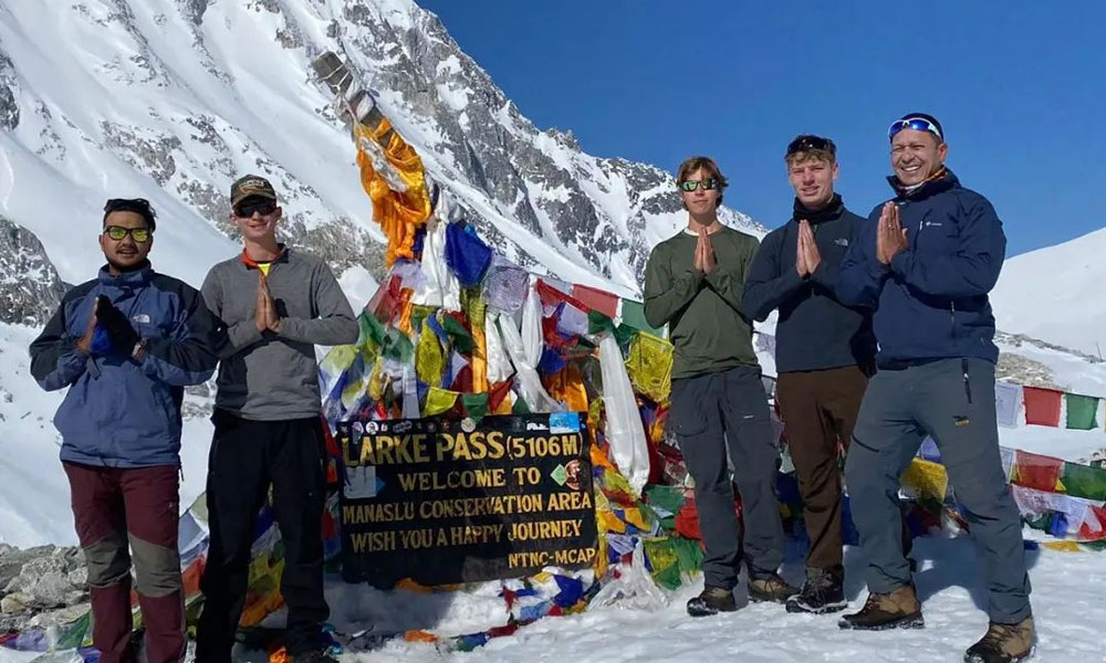 Record Number of Foreign Tourists Visit Manaslu Region in Gorkha This Fiscal Year