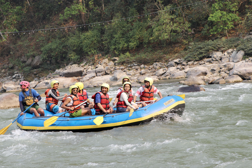 Water Adventure Conducted In Marsyangdi River To Promote Tourism