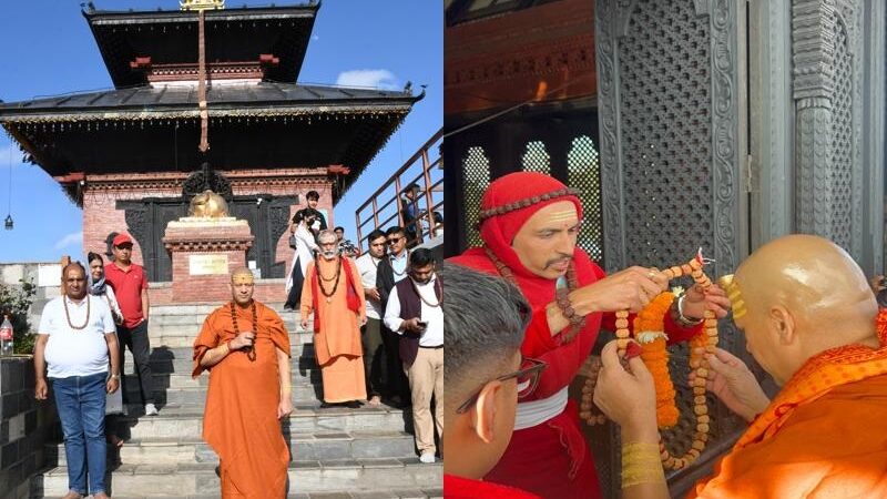 Powerful Visit: Indian Spiritual Leader Swami Kailashananda Boosts Nepal’s Spiritual Tourism