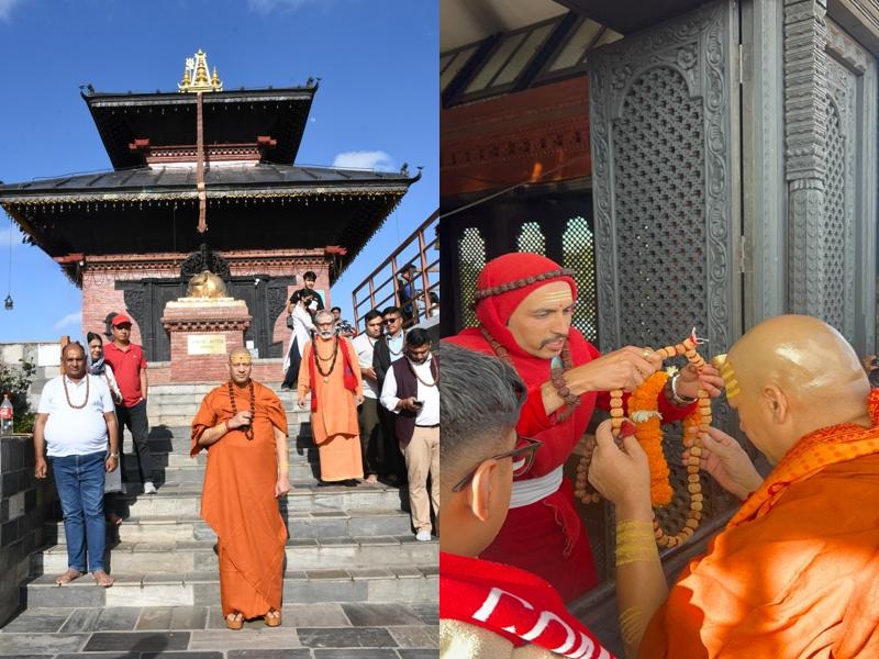 Powerful Visit: Indian Spiritual Leader Swami Kailashananda Boosts Nepal’s Spiritual Tourism