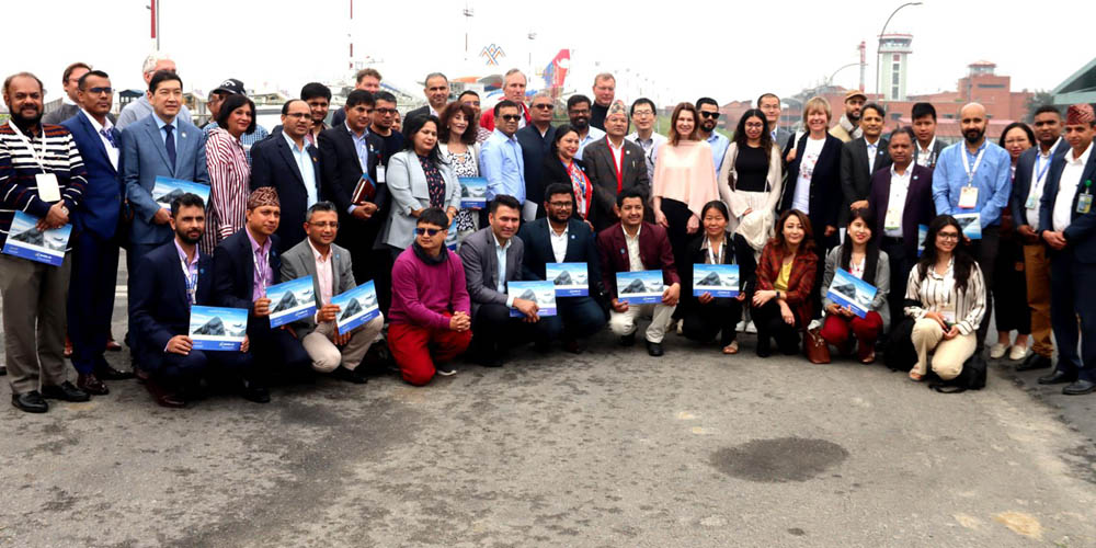 Sagarmatha Soars: Breathtaking Mountain Flight Treats International Delegates
