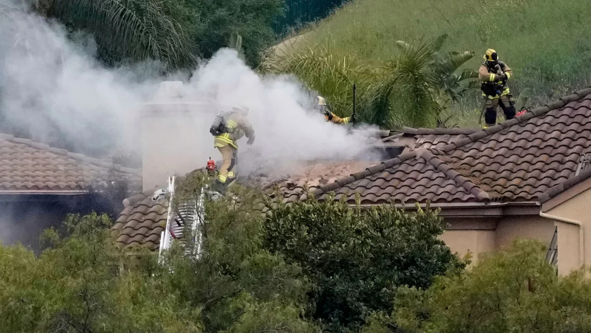 Small Plane Crashes into Two Homes in California, Killing Three People