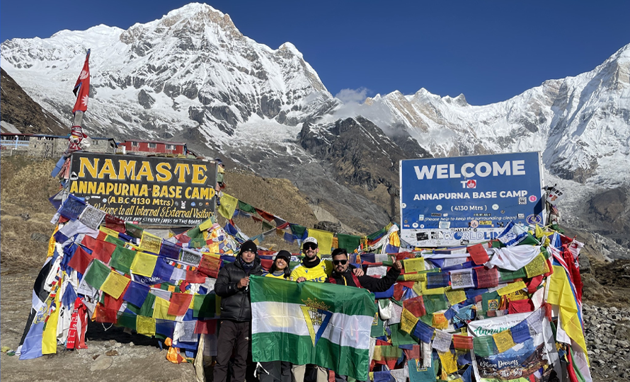 Cádiz CF Makes Bold Mark at Annapurna Base Camp in Nepal