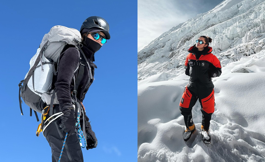 Actress & Dancer Kavita Nepali Summits Everest & Lhotse, Showcasing Her Adventurous Spirit
