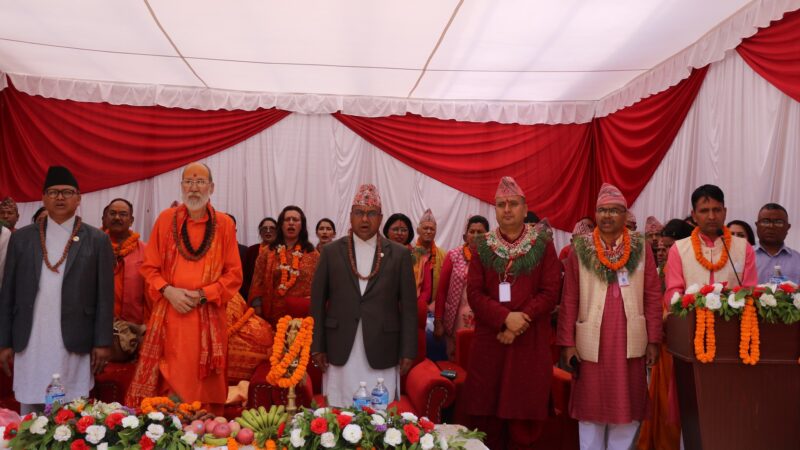 Grand Kalash Procession Marks First Day of Badrinarayan Pran Pratishtha Ceremony at Ramkot