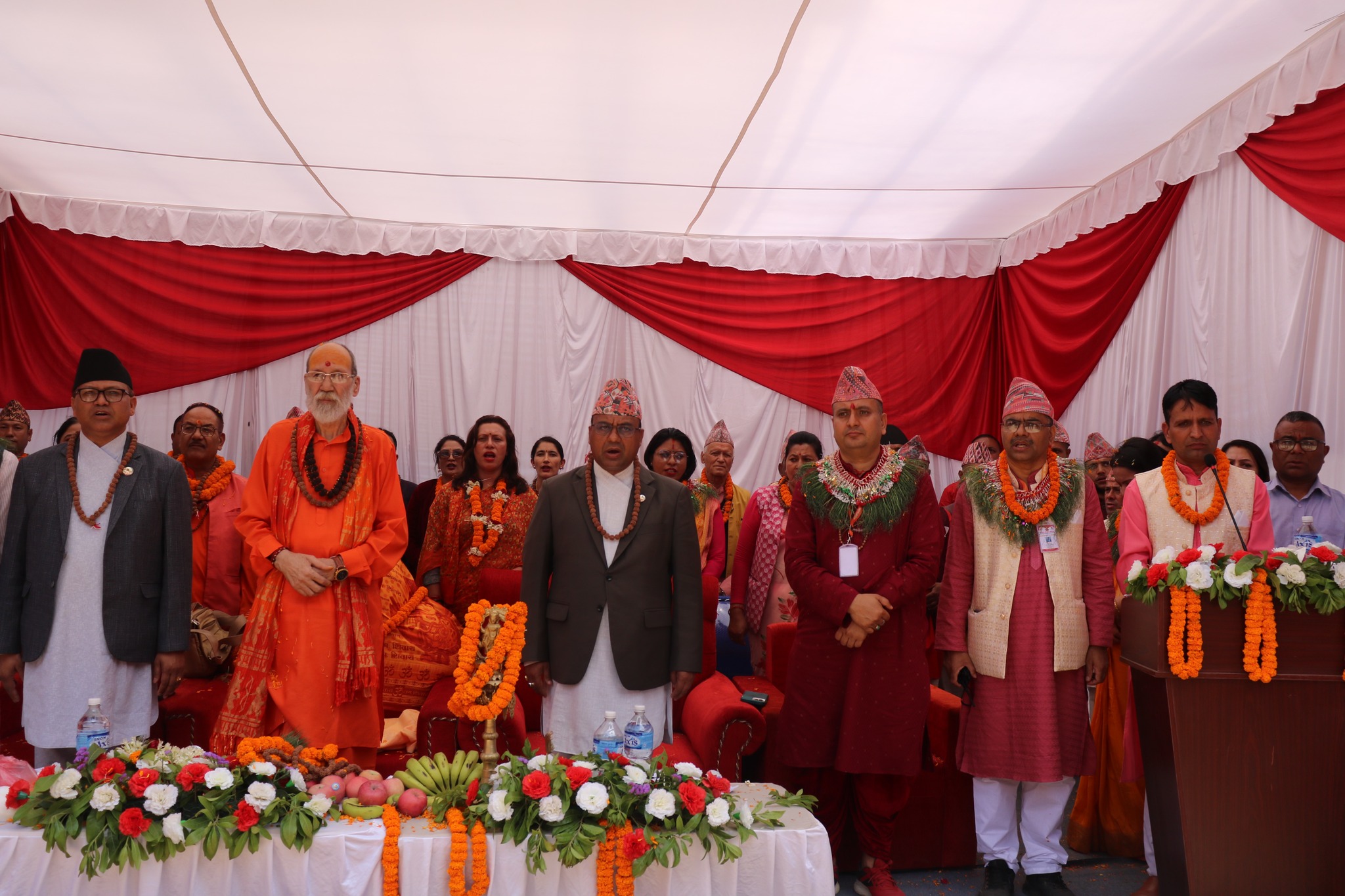 Grand Kalash Procession Marks First Day of Badrinarayan Pran Pratishtha Ceremony at Ramkot