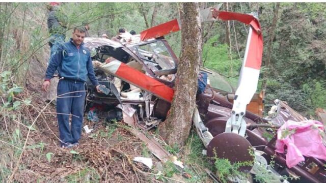 Helicopter Crash In Uttarkashi Kills Six As Rescue Operations Begin