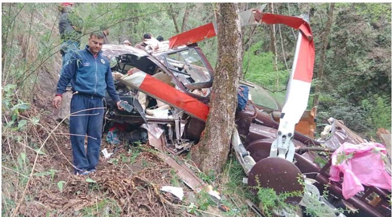 Helicopter Crash In Uttarkashi Kills Six As Rescue Operations Begin