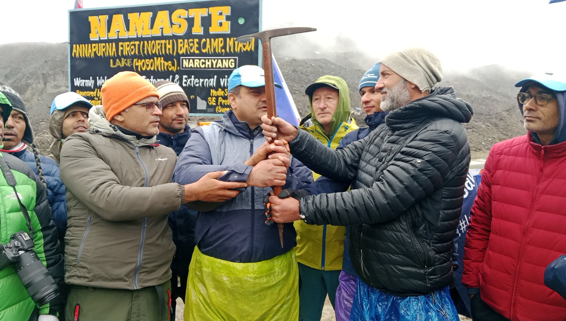 Maurice Herzog’s Statue Unveiled at Annapurna Base Camp with Grand Tribute