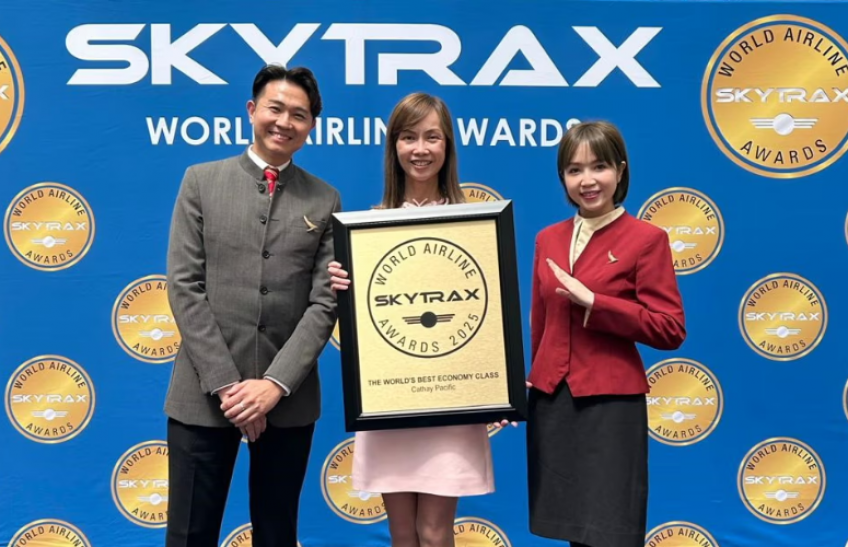 Cathay Pacific Rises to Global Prominence, Named Among World’s Top Three Airlines in 2025 Skytrax Awards