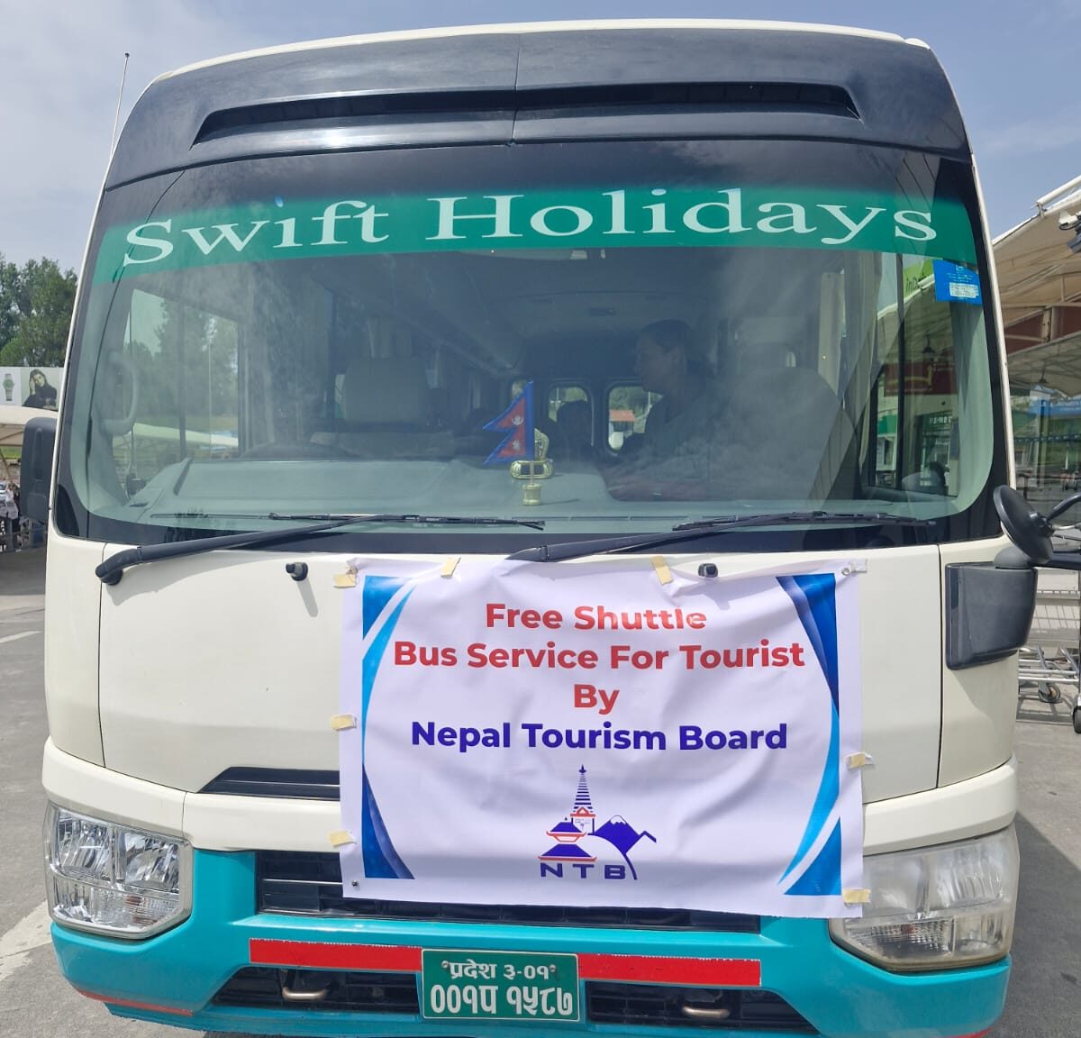 NTB Provides Free Shuttle Bus Service for Air Passengers Today