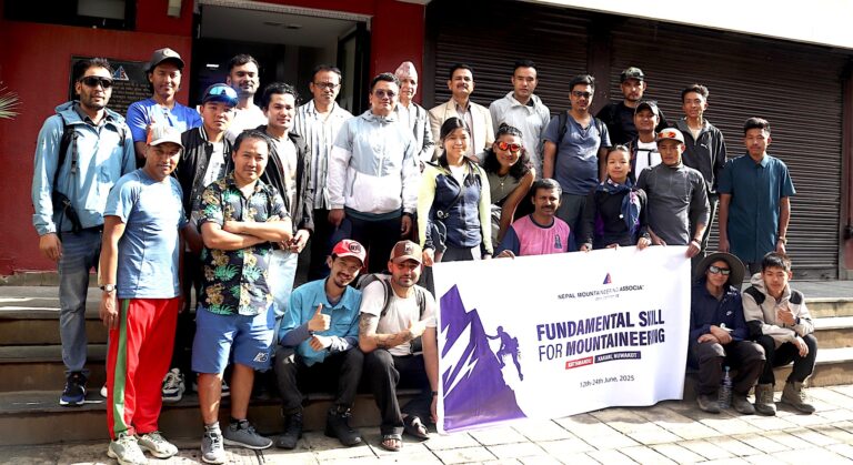 NMA Sends Off Trainees for Field Training Under New Professional Mountain Guide Program