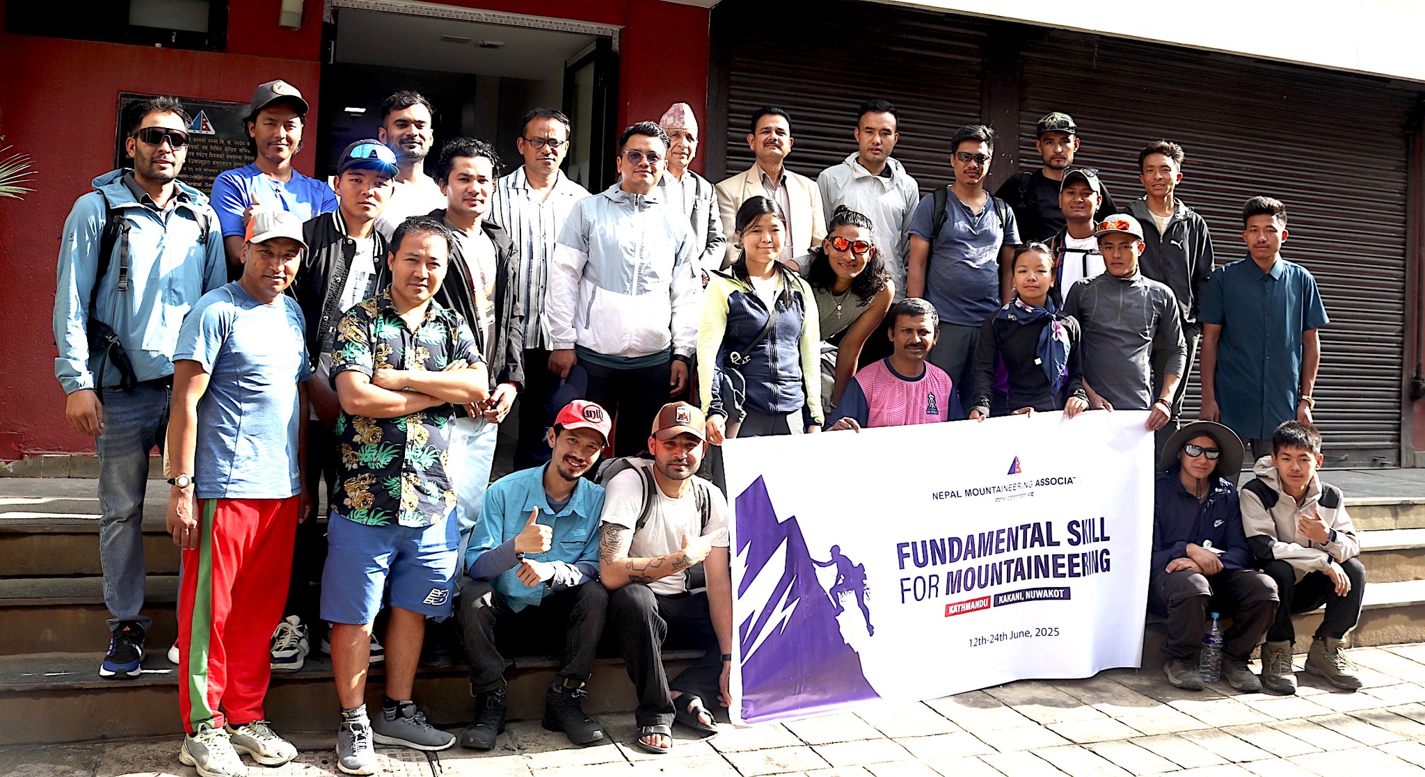 NMA Sends Off Trainees for Field Training Under New Professional Mountain Guide Program