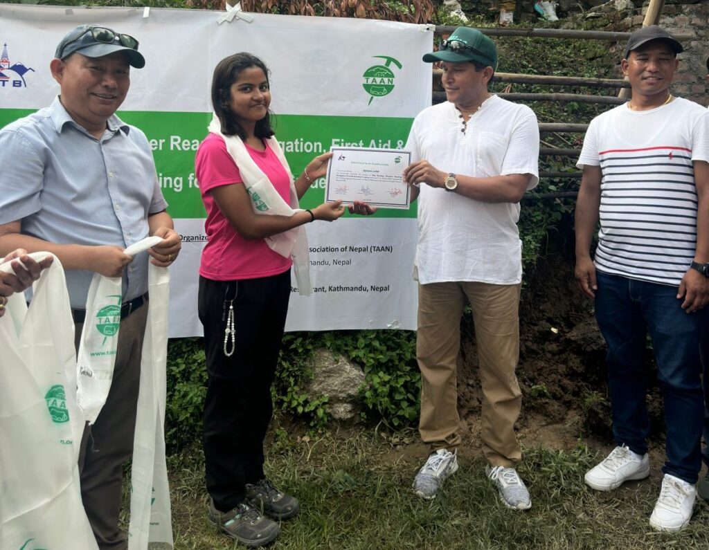 TAAN and NTB Successfully Conclude 4-Day Specialized Training for Trekking Guides