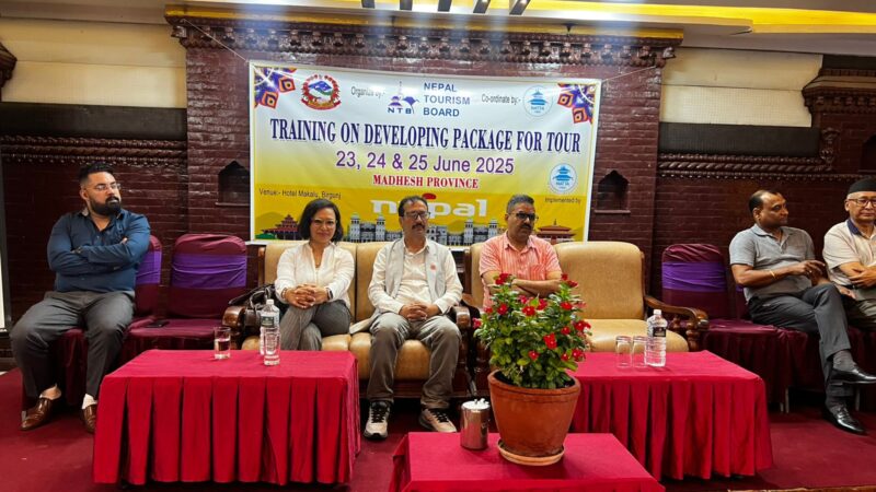 Nepal Tourism Board and NATTA Launch Impactful 3-Day Training on Tour Package Development in Birgunj
