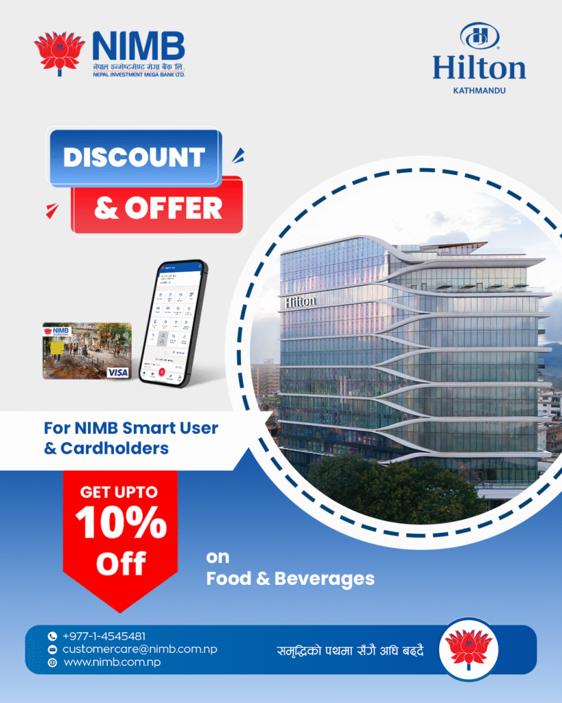 NIMB Partners with Hilton Hotel to Offer Exclusive Dining Discounts and Promote Digital Payments