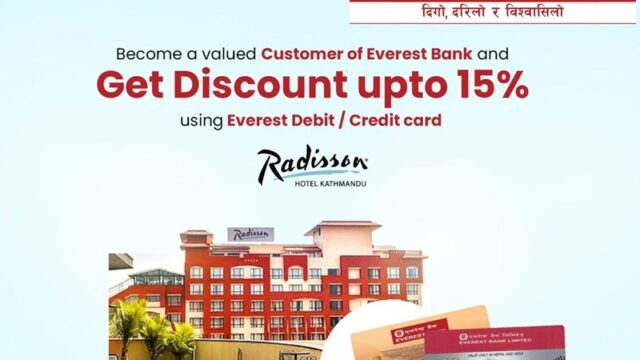Everest Bank Launches Exclusive Hotel and Resort Discounts for Cardholders Across Nepal