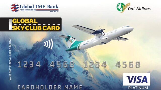 Global IME Bank and Yeti Airlines Launch ‘Global Sky Club Card’ to Promote Smart Air Travel