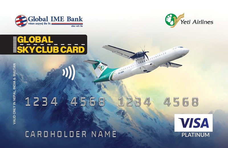 Global IME Bank and Yeti Airlines Launch ‘Global Sky Club Card’ to Promote Smart Air Travel
