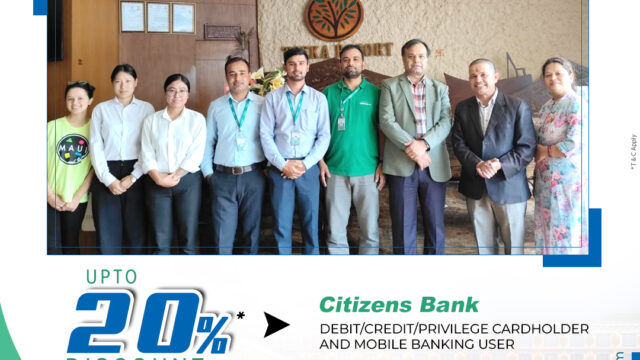 Citizens Bank Partners with Teeka Resort to Offer Exclusive Discount, Promotes Digital Banking
