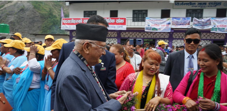 Prime Minister Oli Attends Annapurna I 75th Anniversary Diamond Jubilee Celebration in Myagdi