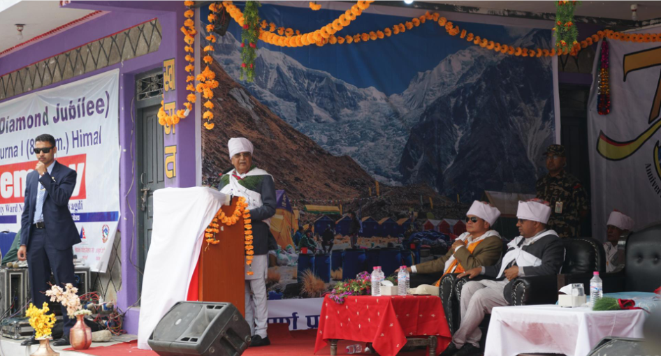 Prime Minister Oli Emphasizes Safety and Infrastructure in Himalayan Mountaineering During Annapurna Diamond Jubilee